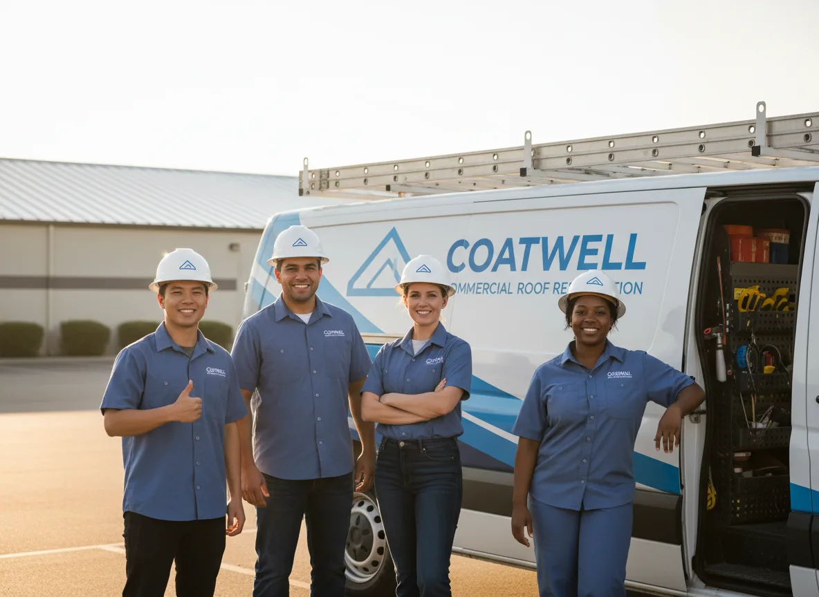 Commercial roof coating company in Cresson, TX